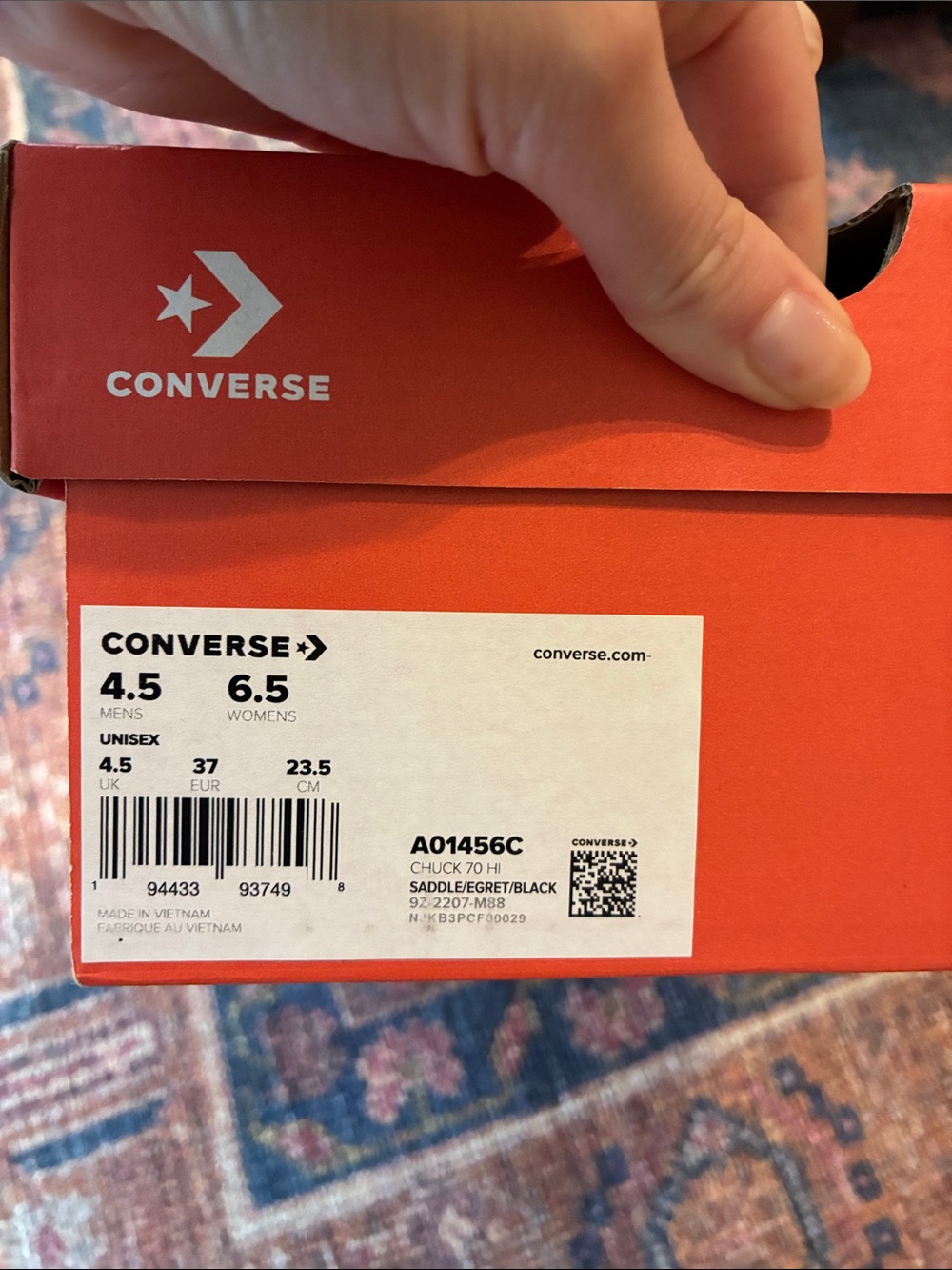 Converse Chuck 70 Suede Hi Top in Saddle - Picture 2 of 4